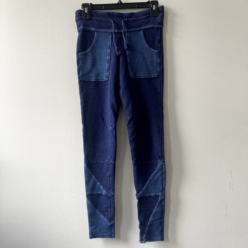 Free People Movement Kyoto High-Rise Blue Ankle Legging - XS